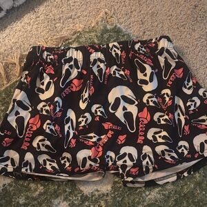 Ghost Face Pajama Shorts
